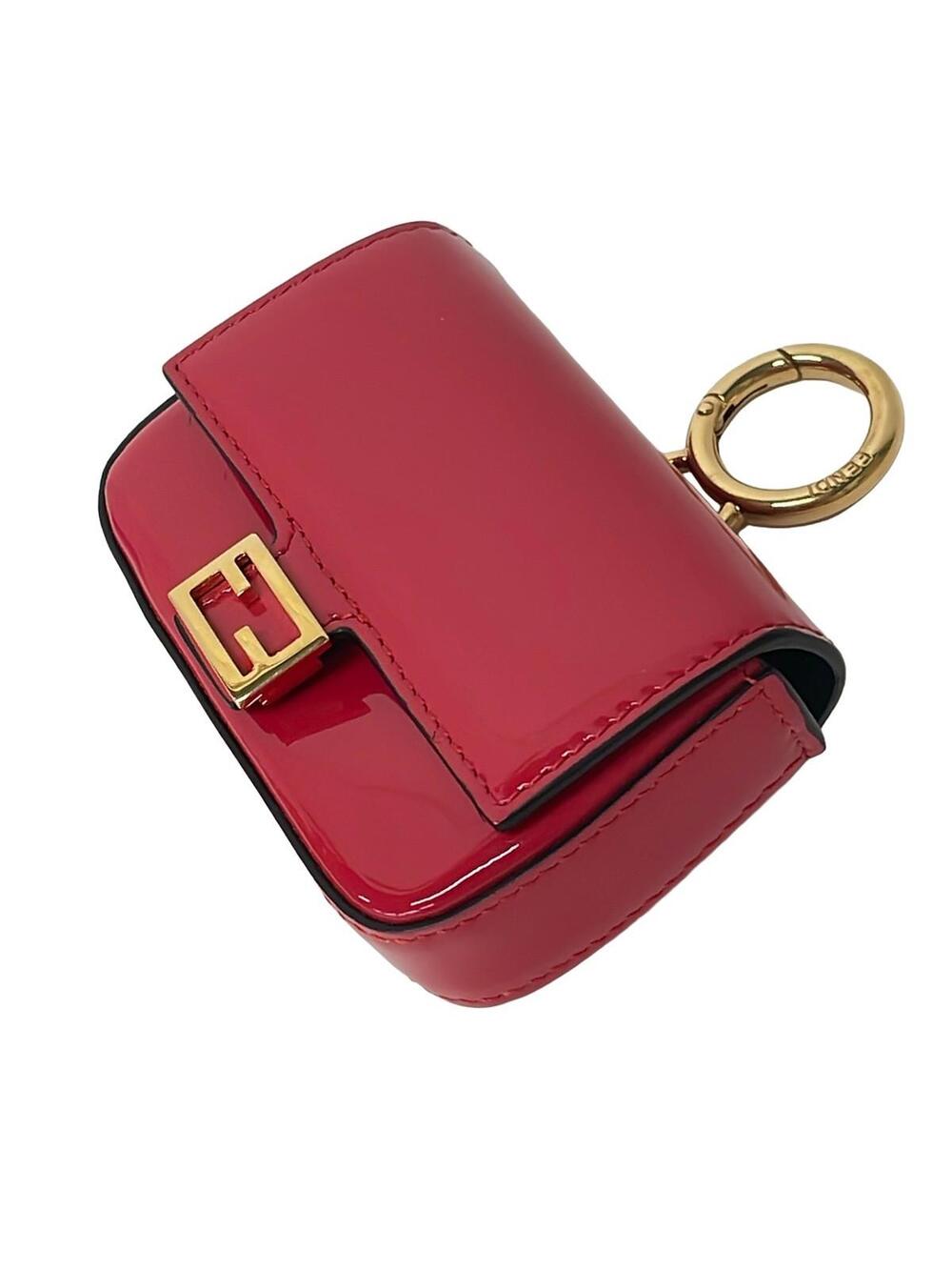 Fendi Nano Baguette Bag Charm Red #363453F56B